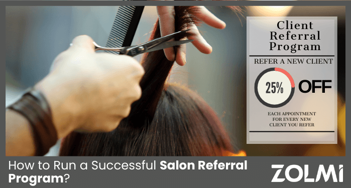 Salon referral program