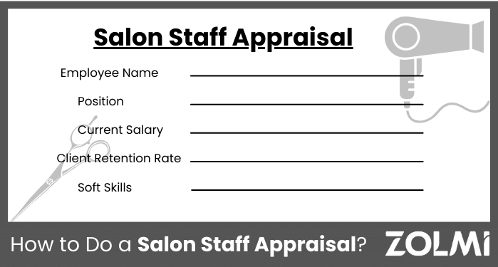 Salon staff appraisal