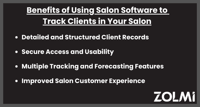 Benefits of using salon software to track clients in salon