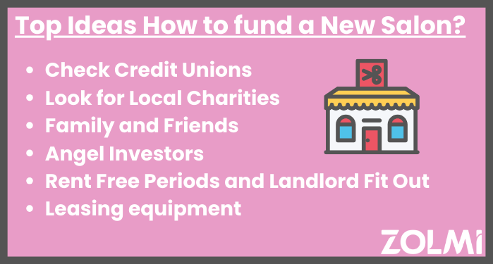How to fund a new salon