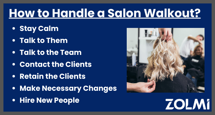 How to handle a salon walkout