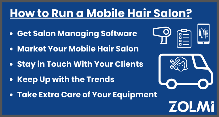 How to run a mobile hair salon