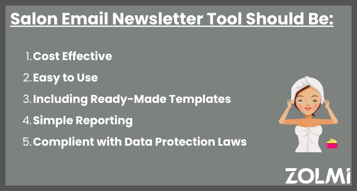 salon email newsletter tool