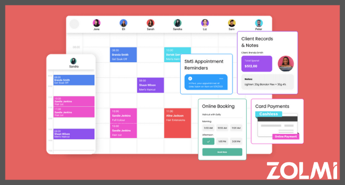 Zolmi salon software vagaro alternative