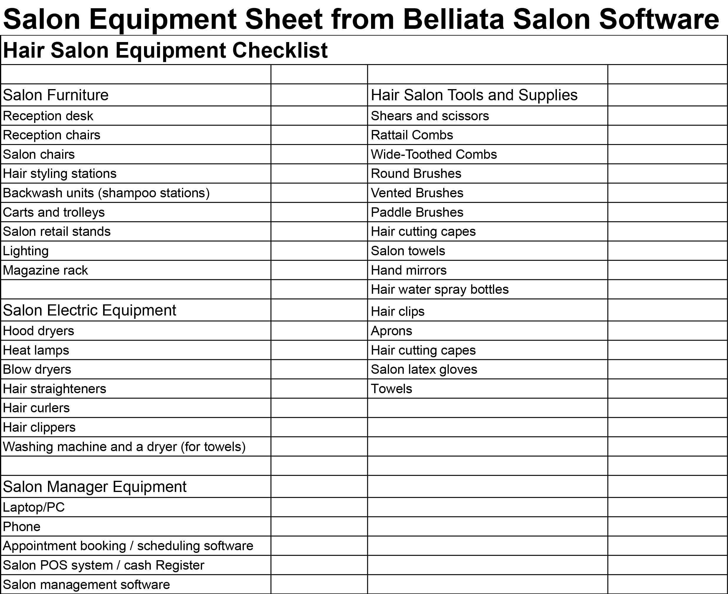 salon software statuses