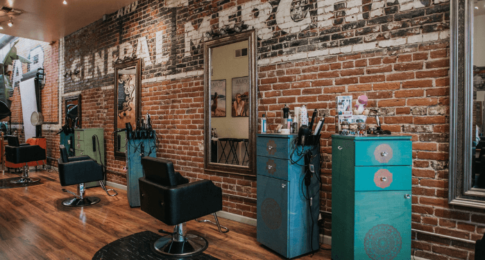 Vintage salon mirror