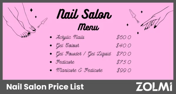 How To Build Your Nail Salon Price List in 2025