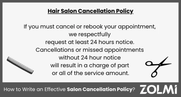 12 Effective Salon Cancellation Policy Templates and Examples