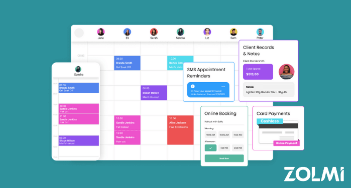 Zolmi Salon Software